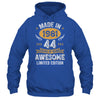 Vintage Made In 1981 44 Years Old 44th Birthday Men Women Shirt & Hoodie | siriusteestore
