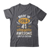 Vintage Made In 1984 41 Years Old 41st Birthday Men Women Shirt & Hoodie | siriusteestore