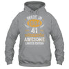 Vintage Made In 1984 41 Years Old 41st Birthday Men Women Shirt & Hoodie | siriusteestore