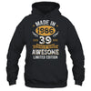 Vintage Made In 1986 39 Years Old 39th Birthday Men Women Shirt & Hoodie | siriusteestore