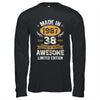 Vintage Made In 1987 38 Years Old 38th Birthday Men Women Shirt & Hoodie | siriusteestore