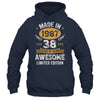 Vintage Made In 1987 38 Years Old 38th Birthday Men Women Shirt & Hoodie | siriusteestore
