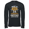 Vintage Made In 1991 34 Years Old 34th Birthday Men Women Shirt & Hoodie | siriusteestore