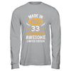 Vintage Made In 1992 33 Years Old 33rd Birthday Men Women Shirt & Hoodie | siriusteestore
