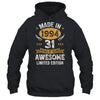 Vintage Made In 1994 31 Years Old 31st Birthday Men Women Shirt & Hoodie | siriusteestore