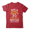 Vintage Made In 1995 30 Years Old 30th Birthday Men Women Shirt & Hoodie | siriusteestore