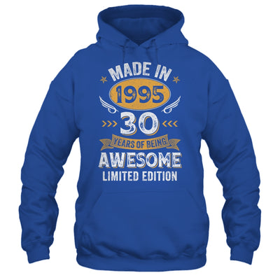 Vintage Made In 1995 30 Years Old 30th Birthday Men Women Shirt & Hoodie | siriusteestore