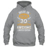 Vintage Made In 1995 30 Years Old 30th Birthday Men Women Shirt & Hoodie | siriusteestore