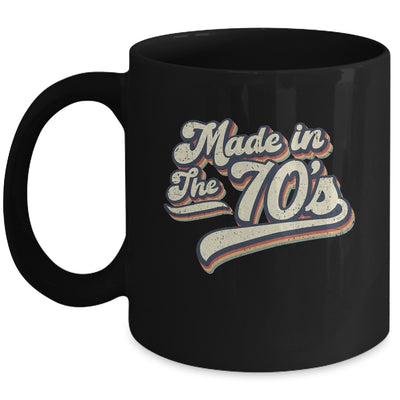 Vintage Made In The 70's 1970s Retro Born Birthday Day Mug | siriusteestore