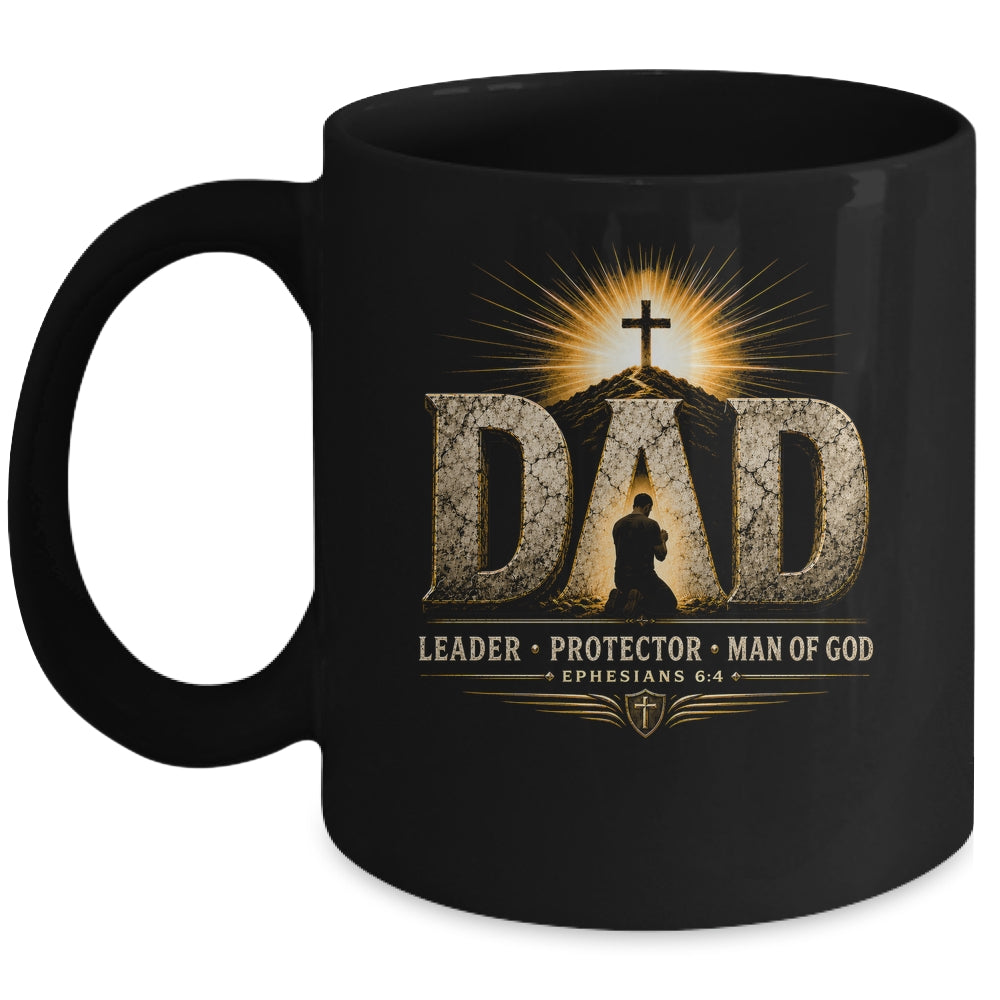 Vintage Man Of God Husband Dad Christian Dad Father'S Day Mug | siriusteestore