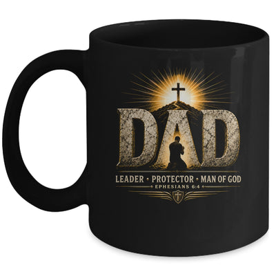 Vintage Man Of God Husband Dad Christian Dad Father'S Day Mug | siriusteestore