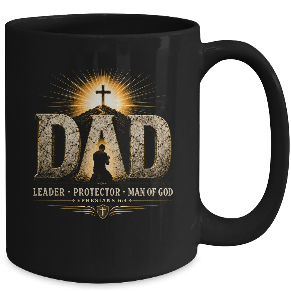 Vintage Man Of God Husband Dad Christian Dad Father'S Day Mug | siriusteestore