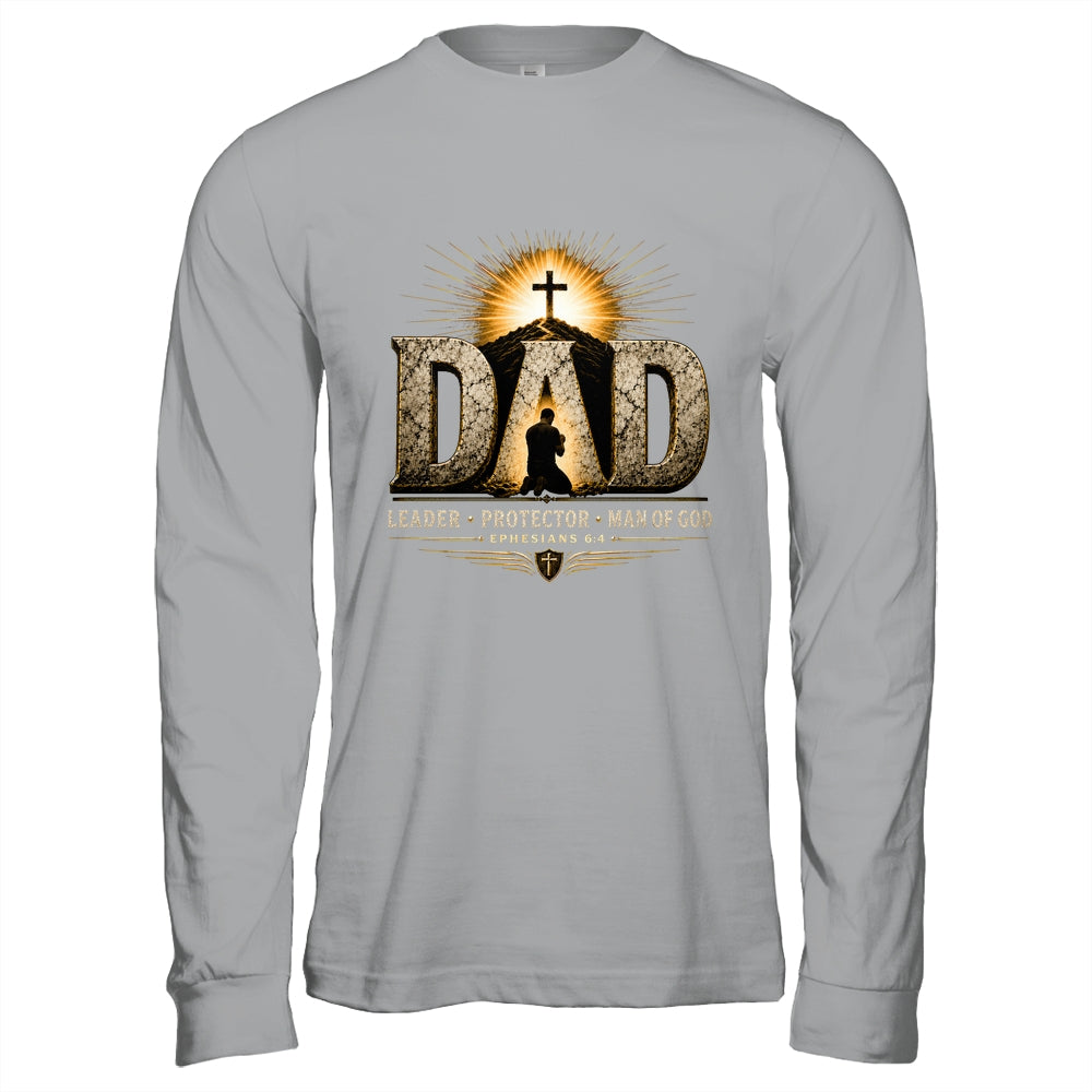 Vintage Man Of God Husband Dad Christian Dad Father'S Day Shirt & Hoodie | siriusteestore