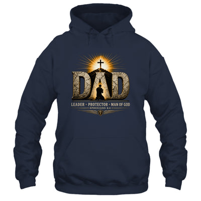 Vintage Man Of God Husband Dad Christian Dad Father'S Day Shirt & Hoodie | siriusteestore