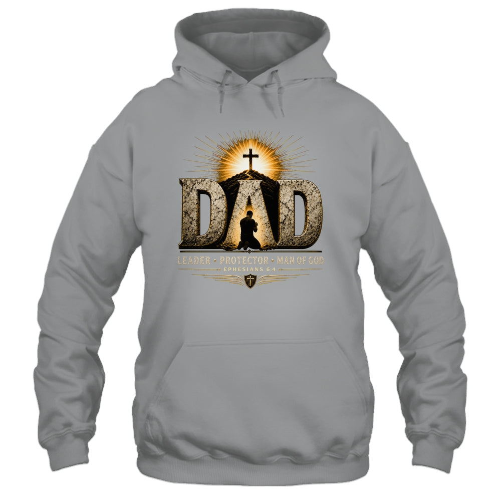 Vintage Man Of God Husband Dad Christian Dad Father'S Day Shirt & Hoodie | siriusteestore