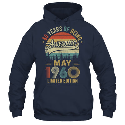 Vintage May 1960 65 Year Old 65th Birthday Men Women Shirt & Hoodie | siriusteestore