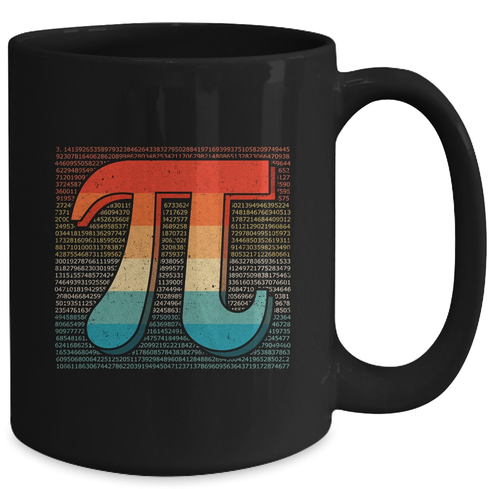 Vintage Pi Day Funny Pi Mathematic Math For Teachers Mug | siriusteestore
