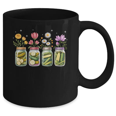Vintage Pickles Wildflower Canning Season Pickle Jar Lovers Mug | siriusteestore