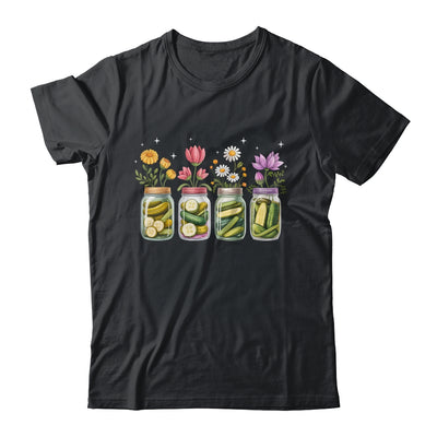 Vintage Pickles Wildflower Canning Season Pickle Jar Lovers Shirt & Tank Top | siriusteestore