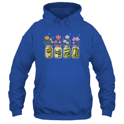 Vintage Pickles Wildflower Canning Season Pickle Jar Lovers Shirt & Tank Top | siriusteestore