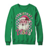Vintage Pink Santa Claus Pink Christmas Vibes Xmas Women Shirt & Sweatshirt | siriusteestore