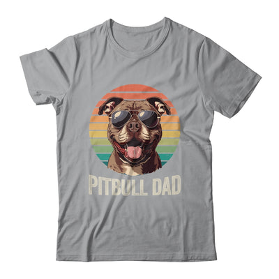 Vintage Pitbull Dad For Fathers Day Dog Lover Funny Shirt & Hoodie | siriusteestore