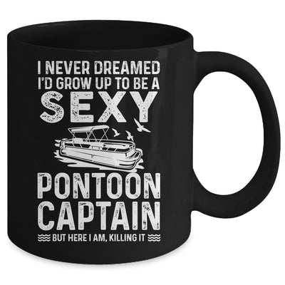 Vintage Pontoon Captain For Men Women Funny Pontoon Queen Mug | siriusteestore