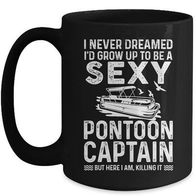 Vintage Pontoon Captain For Men Women Funny Pontoon Queen Mug | siriusteestore