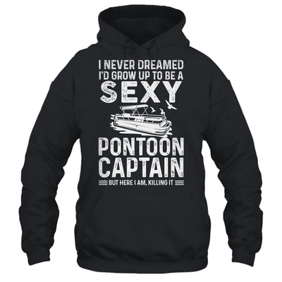 Vintage Pontoon Captain For Men Women Funny Pontoon Queen Shirt & Tank Top | siriusteestore