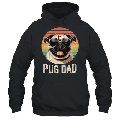 Vintage Pug Dad For Fathers Day Dog Lover Funny Shirt & Hoodie | siriusteestore