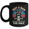 Vintage Racoon Just A Dad Who Always Came Back With The Milk Mug | siriusteestore