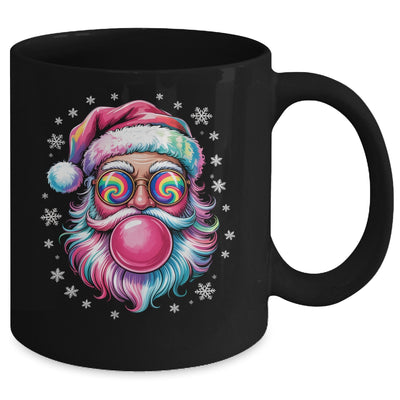 Vintage Retro Santa Christmas Bubble Gum Pink Sunglasses Mug | siriusteestore