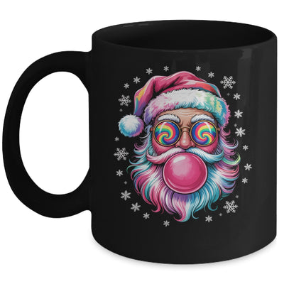 Vintage Retro Santa Christmas Bubble Gum Pink Sunglasses Mug | siriusteestore