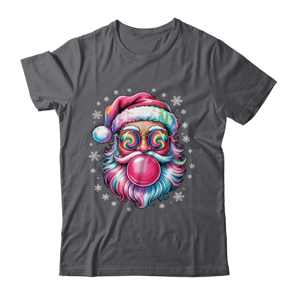 Vintage Retro Santa Christmas Bubble Gum Pink Sunglasses Shirt & Sweatshirt | siriusteestore