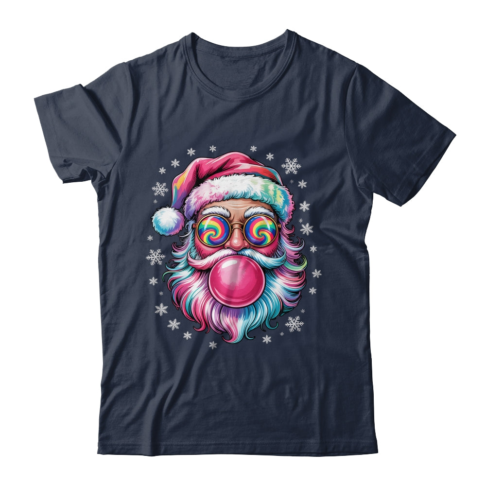 Vintage Retro Santa Christmas Bubble Gum Pink Sunglasses Shirt & Sweatshirt | siriusteestore