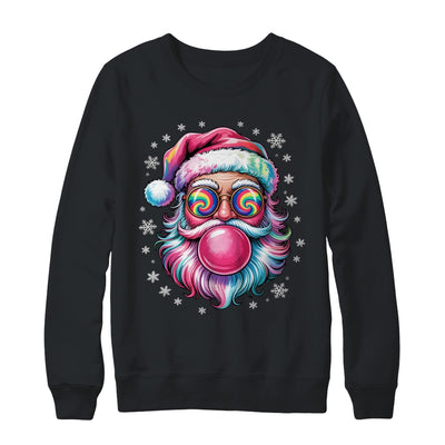 Vintage Retro Santa Christmas Bubble Gum Pink Sunglasses Shirt & Sweatshirt | siriusteestore
