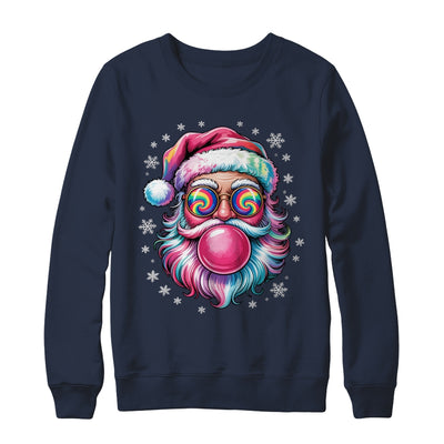 Vintage Retro Santa Christmas Bubble Gum Pink Sunglasses Shirt & Sweatshirt | siriusteestore