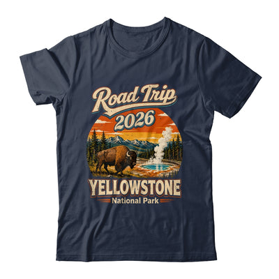 Vintage Road Trip 2026 Yellowstone National Park Wildlife Shirt & Tank Top | siriusteestore