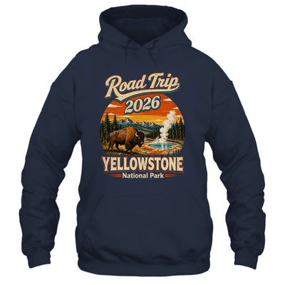 Vintage Road Trip 2026 Yellowstone National Park Wildlife Shirt & Tank Top | siriusteestore