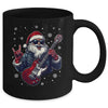 Vintage Rock & Roll Christmas Santa Claus Men Rock Guitar Mug | siriusteestore