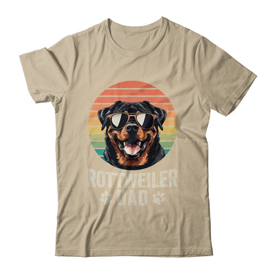 Vintage Rottweiler Dad For Fathers Day Dog Lover Funny Shirt & Hoodie | siriusteestore