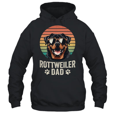 Vintage Rottweiler Dad For Fathers Day Dog Lover Funny Shirt & Hoodie | siriusteestore