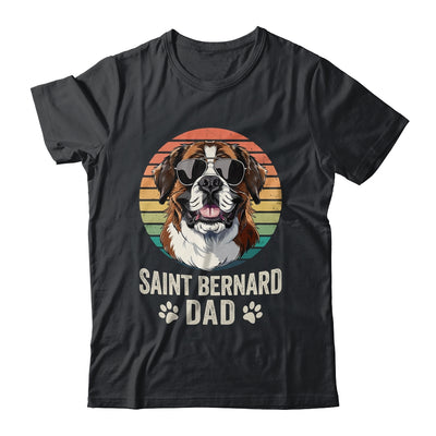 Vintage Saint Bernard Dad For Fathers Day Dog Lover Funny Shirt & Hoodie | siriusteestore