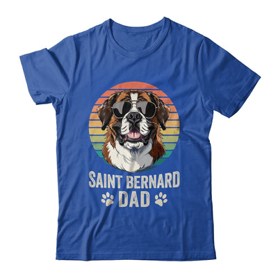 Vintage Saint Bernard Dad For Fathers Day Dog Lover Funny Shirt & Hoodie | siriusteestore