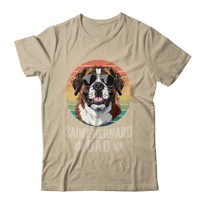 Vintage Saint Bernard Dad For Fathers Day Dog Lover Funny Shirt & Hoodie | siriusteestore