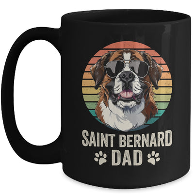Vintage Saint Bernard Dad For Fathers Day Dog Lover Funny Mug | siriusteestore