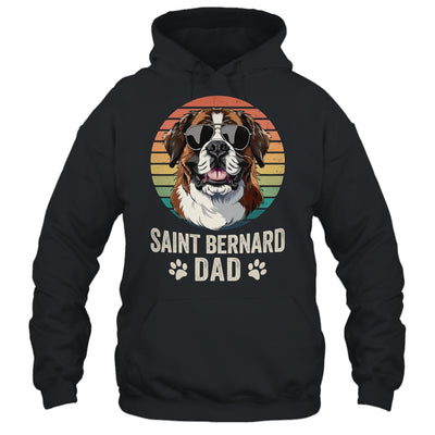 Vintage Saint Bernard Dad For Fathers Day Dog Lover Funny Shirt & Hoodie | siriusteestore