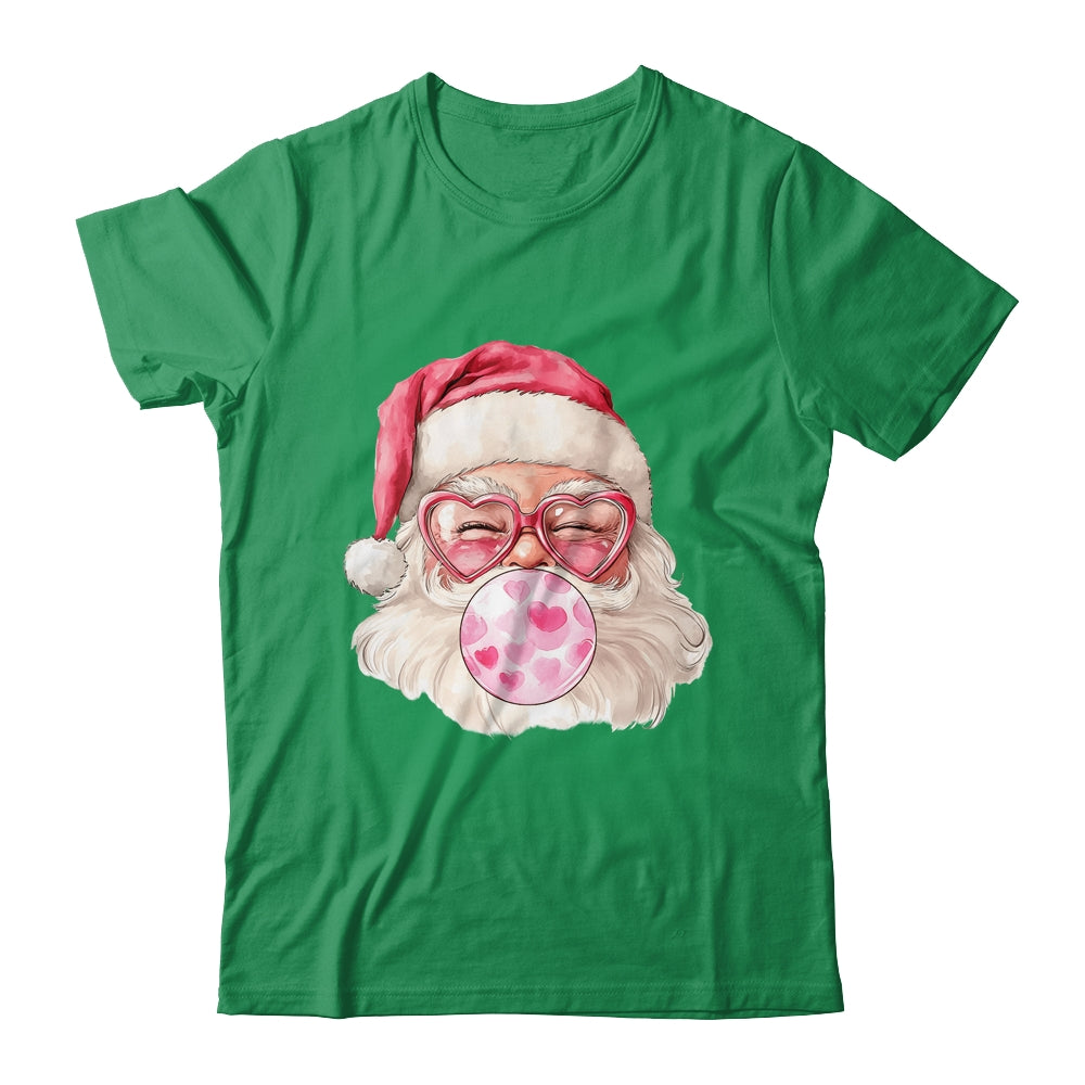 Vintage Santa Coquette Christmas Designs Holidays Pink Girl Shirt & Sweatshirt | siriusteestore