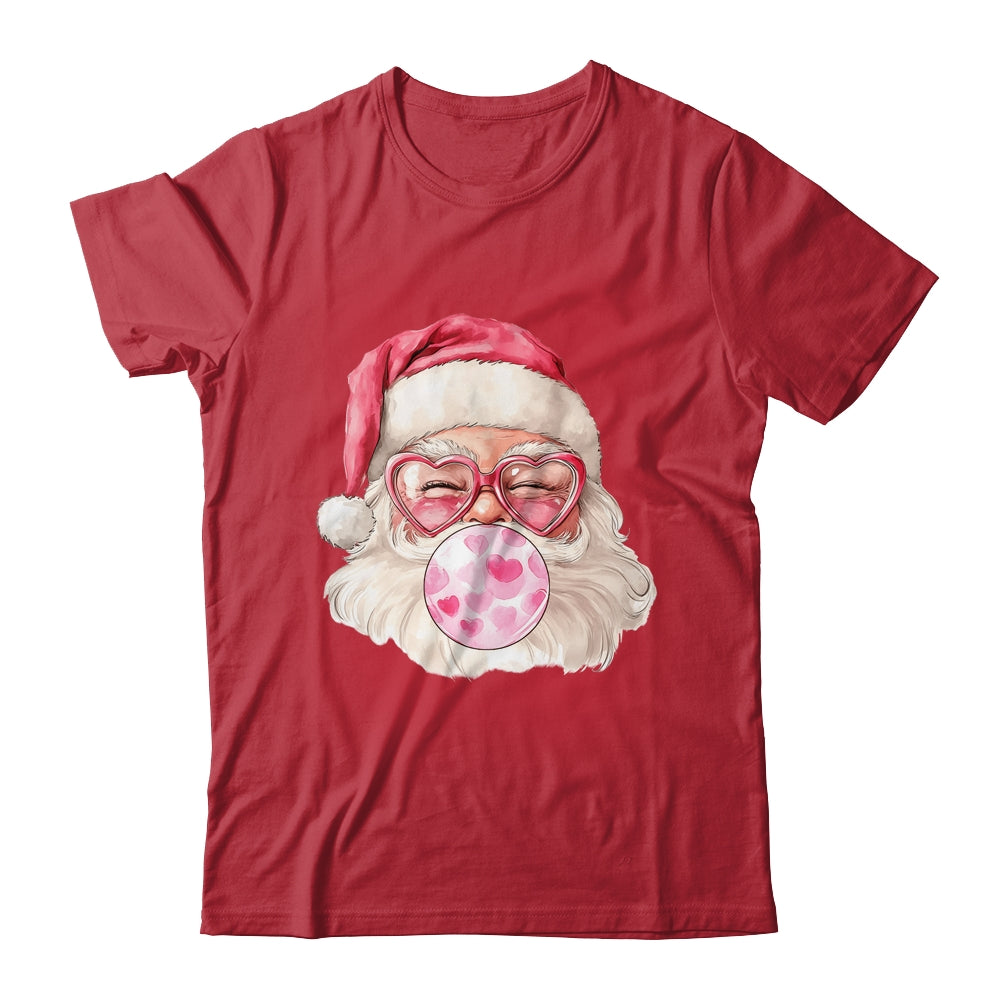 Vintage Santa Coquette Christmas Designs Holidays Pink Girl Shirt & Sweatshirt | siriusteestore