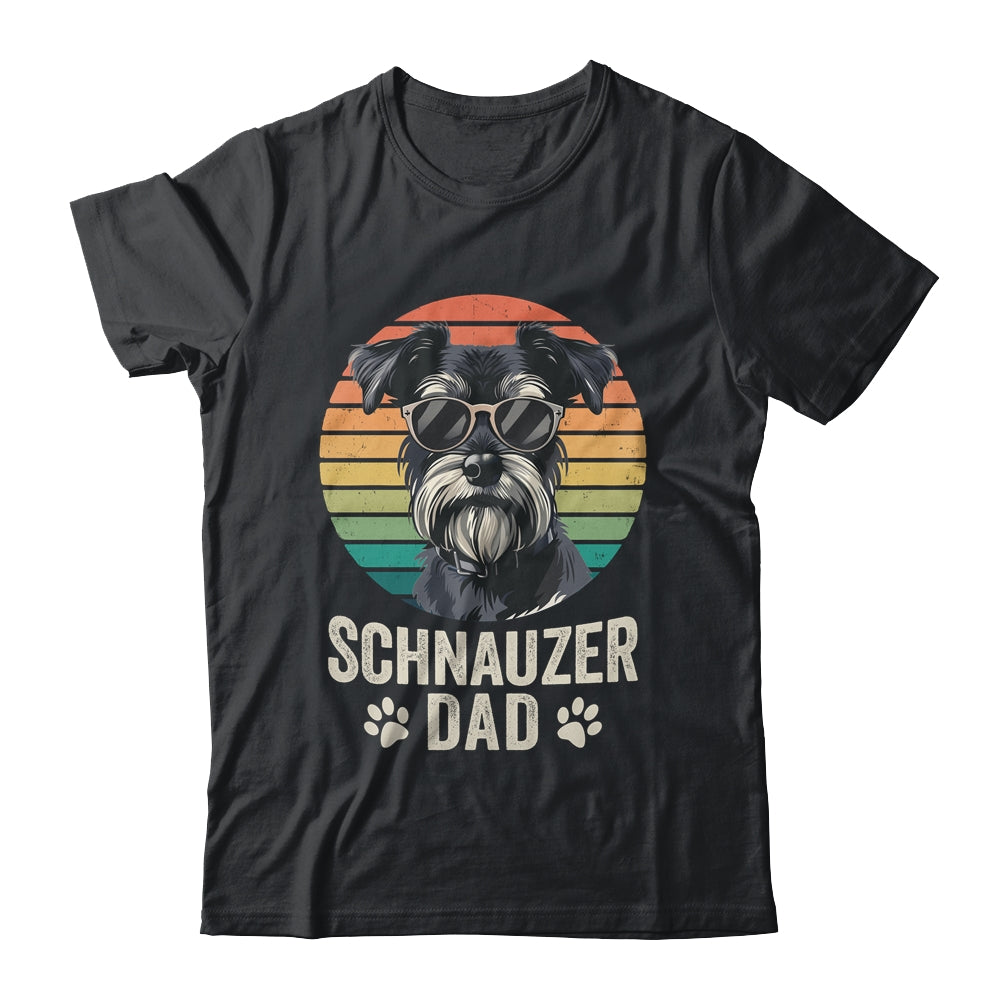 Vintage Schnauzer Dad For Fathers Day Dog Lover Funny Shirt & Hoodie | siriusteestore